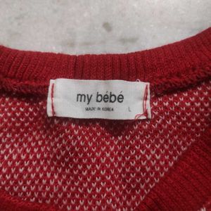 My Bebe Heart Sweater Vest