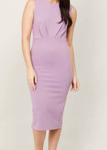 Code by Lifestyle Lavender Formal Midi Dress