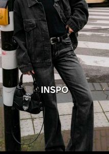 Vintage Black Denim Jacket NEW