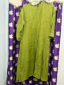 Beautiful Green Kurta with Embellishments