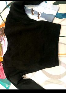 Black long sleeve top