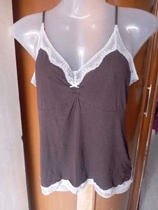 Cozy Lace Trim Sleep Camisole