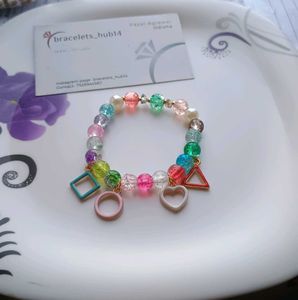 Colorful Charm Beaded Bracelet