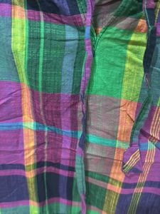 Colorful Plaid Spaghetti Strap Top