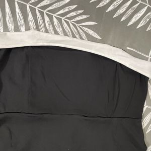 Chic Black &amp; White Skort Dress