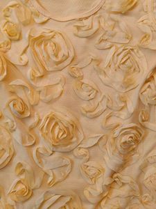 Yellow Rose Embellished Dress