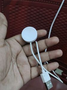 Smart Watch with White Strap
