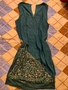 Emerald Green Lace Dress