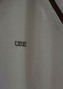 UNI SOURCE ENERGIE WHITE HALF T.SHIRT