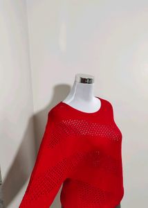 Red Hot Crochet Knitted Sweater🇸‌🇦‌🇱‌🇪24hrs