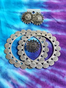 Black Polish Jewellery Combo