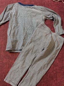 Striped Long Sleeve Top &amp; Pants Set
