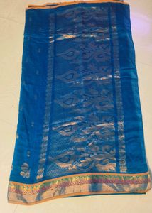 Cotton Blend Pure Gadwal Saree