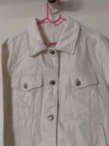 Classic White Denim Jacket