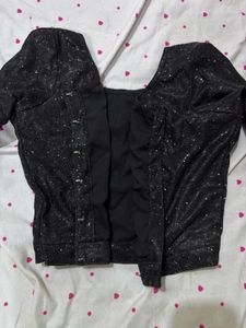 Shining Black Blouse!