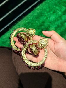 Elegant Jhumka Hoop Earrings