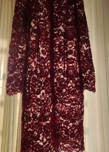 Valentine Special❤️ Elegant Red Lace Dress