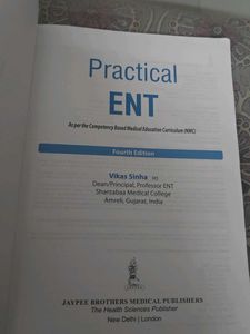 Practical ENT 4th Edition by Vikas Sinha