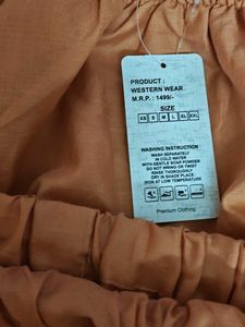 Orange Cropped Pants