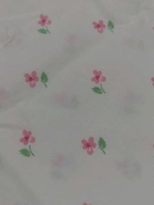 Pretty Floral Cotton Furnishing Materaial