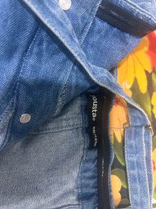 Denim Button-Down Midi Dress