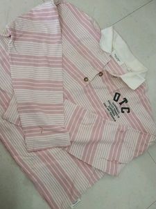 Striped Polo Top