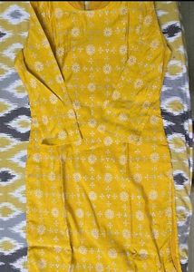 Yellow Kurta Set with Dupatta