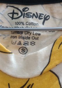 Cotton Crop Disney Top With Cool Print On It