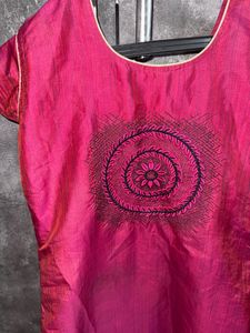 Kurti with purple
