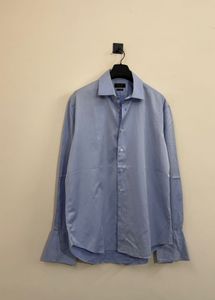 Zara Man Light Blue Button-Down Shirt