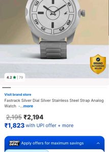 Fastrack Men's Steel Strap Watch