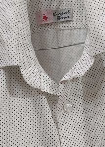 Patterned Button-Down Shirt