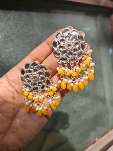 Chandelier Yellow Earring 💛