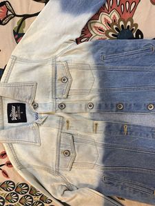 Stylish Dip-Dye Denim Jacket
