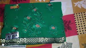 Green Color New Sarees