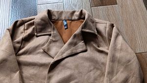 brown short blazer