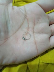 92.5 septum Hoop with Tiny stones