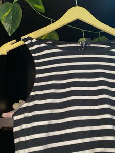 Striped Sleeveless Mini Dress