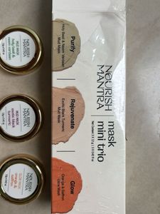 Nourish Mantra Mini Trio Mud Masks