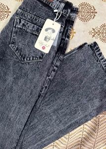 Stylish Black Denim Pants