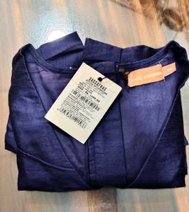 Stylish Blue Crop Top