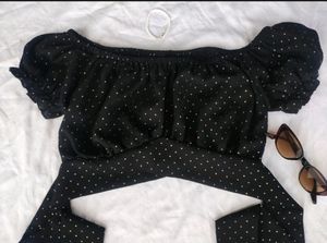 Off Shoulder Coquette Top
