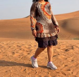 Boho Print Ruffled dress