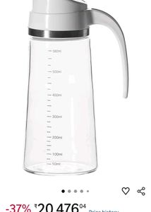 Glass Water oil dispenser