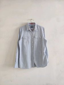 Tommy Hilfiger Blue Button-Up Shirt