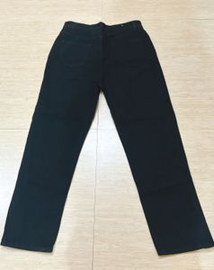 Stylish Black Side Slit jeans