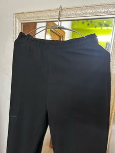 Flared High-Waist Pants