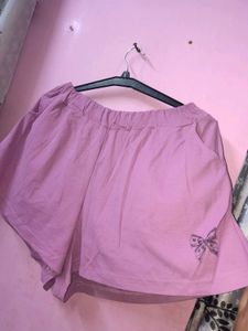 Cute Lavender Butterfly Shorts