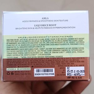 Just Herbs Brightening Face Mask with Vitamin C