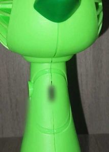 Green Cartoon / Cute Handfan / special for kids